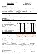 Đề cương ôn tập Học kì 1 Sinh học 12 năm 2024–2025 trường THPT Hoàng Văn Thụ (Hà Nội)